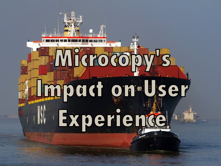 microcopy impacts user experience.