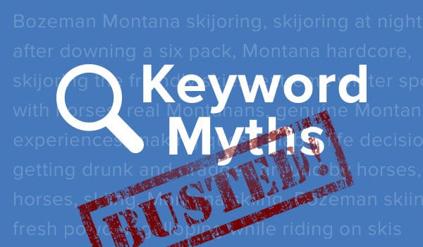 Keyword research myths.
