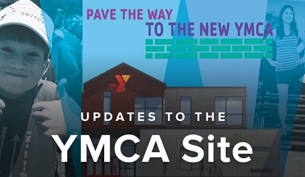 YMCA website changes.