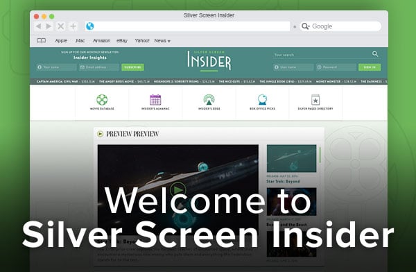 New website for Silver Screen Insider.